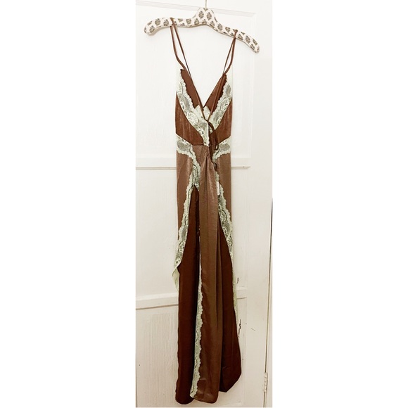 Free People - Some Kind Of Love Maxi Slip - Mink - Picture 4 of 5